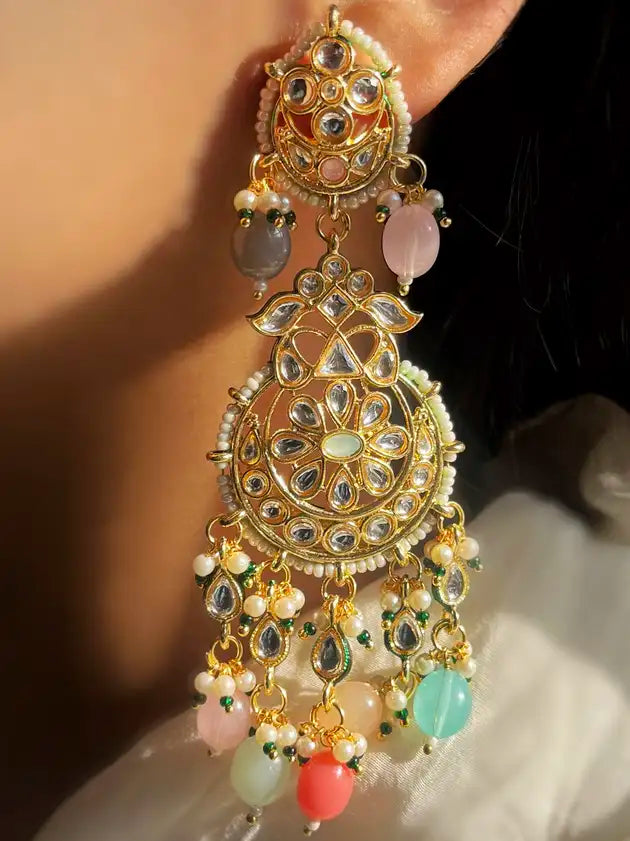 Multicolor Pastel Chand balis