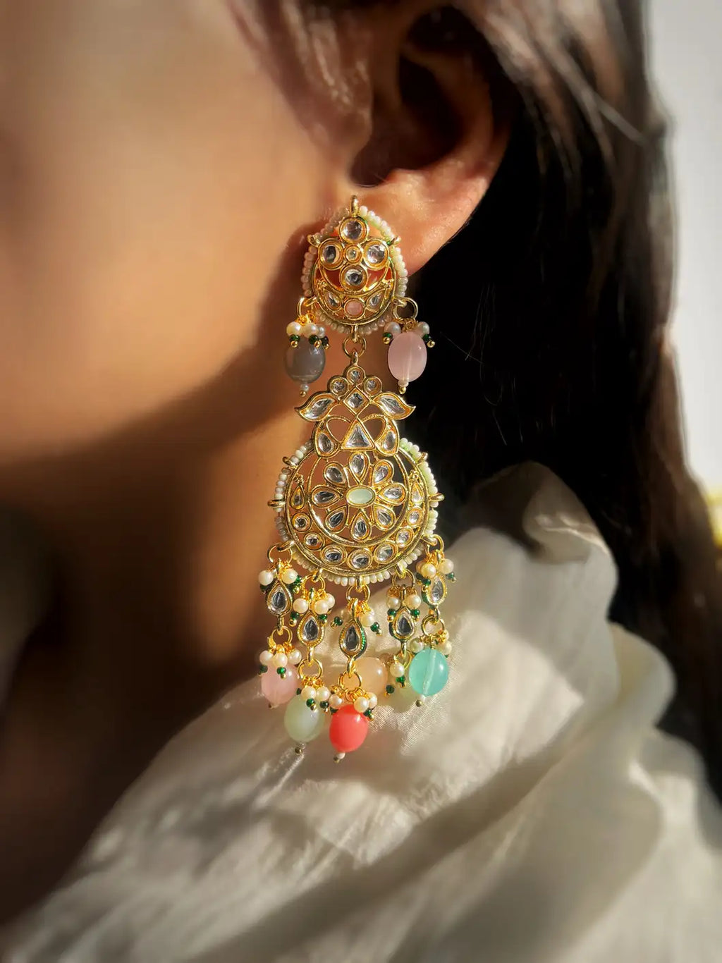 Multicolor Pastel Chand balis