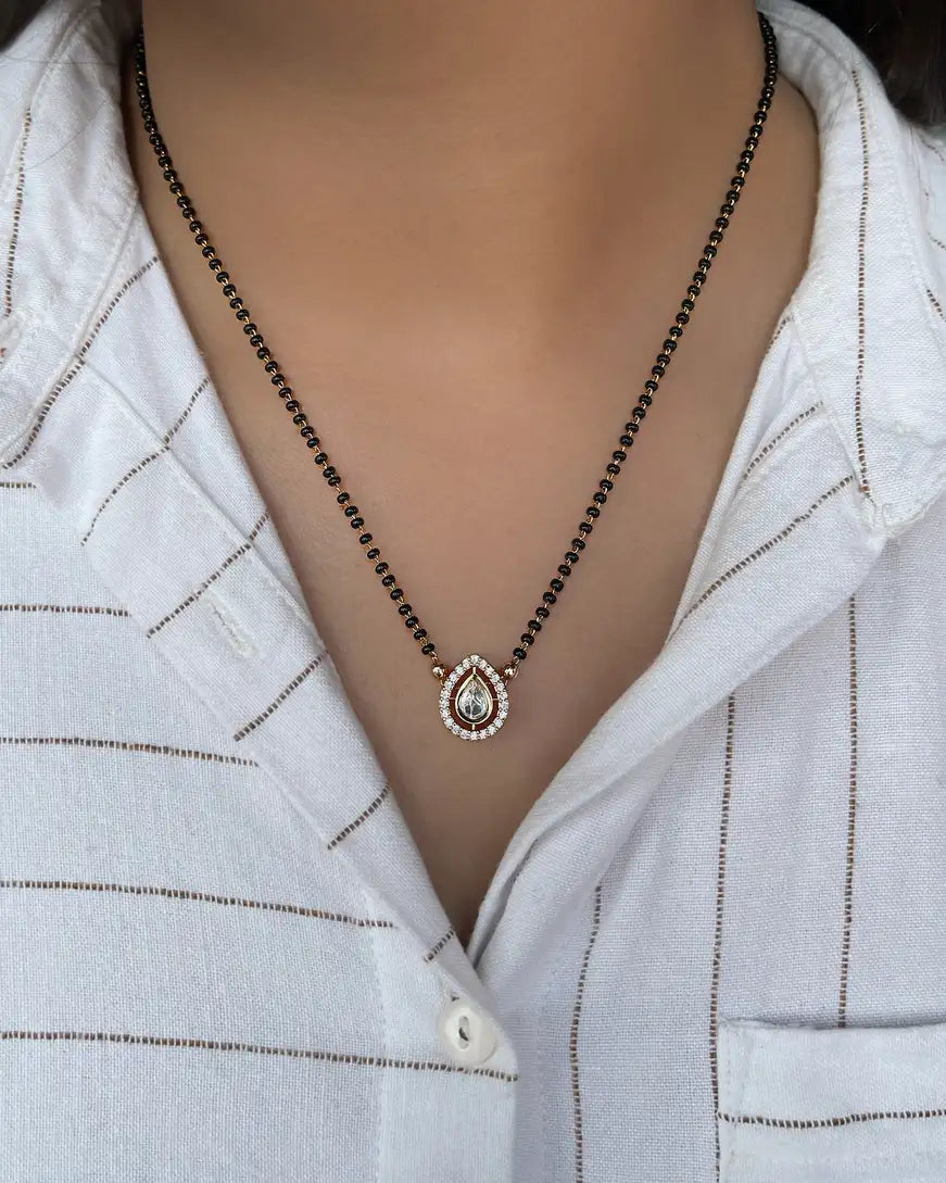 Drop shape daily wear Mangal sutra