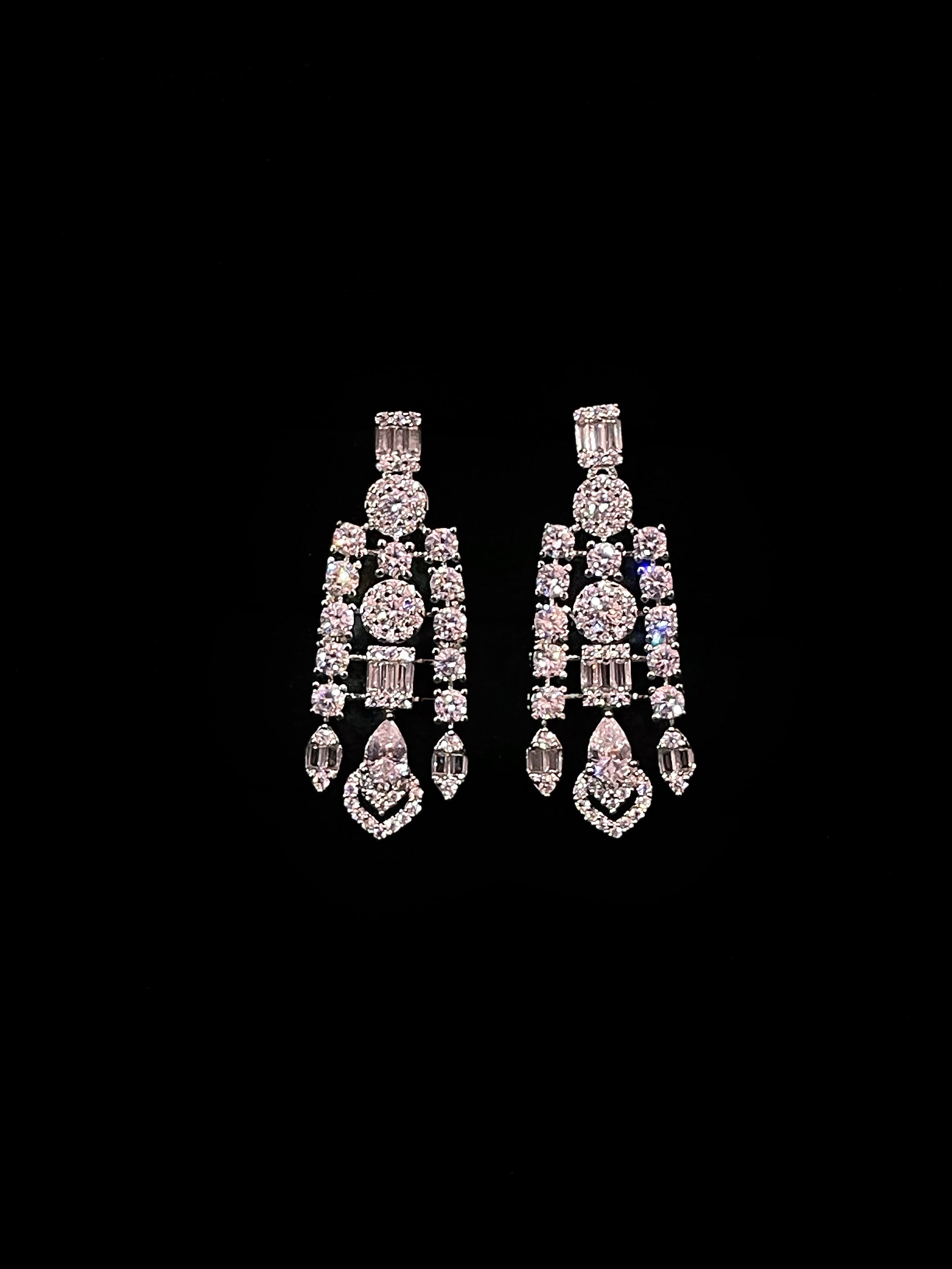 The Majestic Waterfall Collection: Diamond-Luster Fringe Set