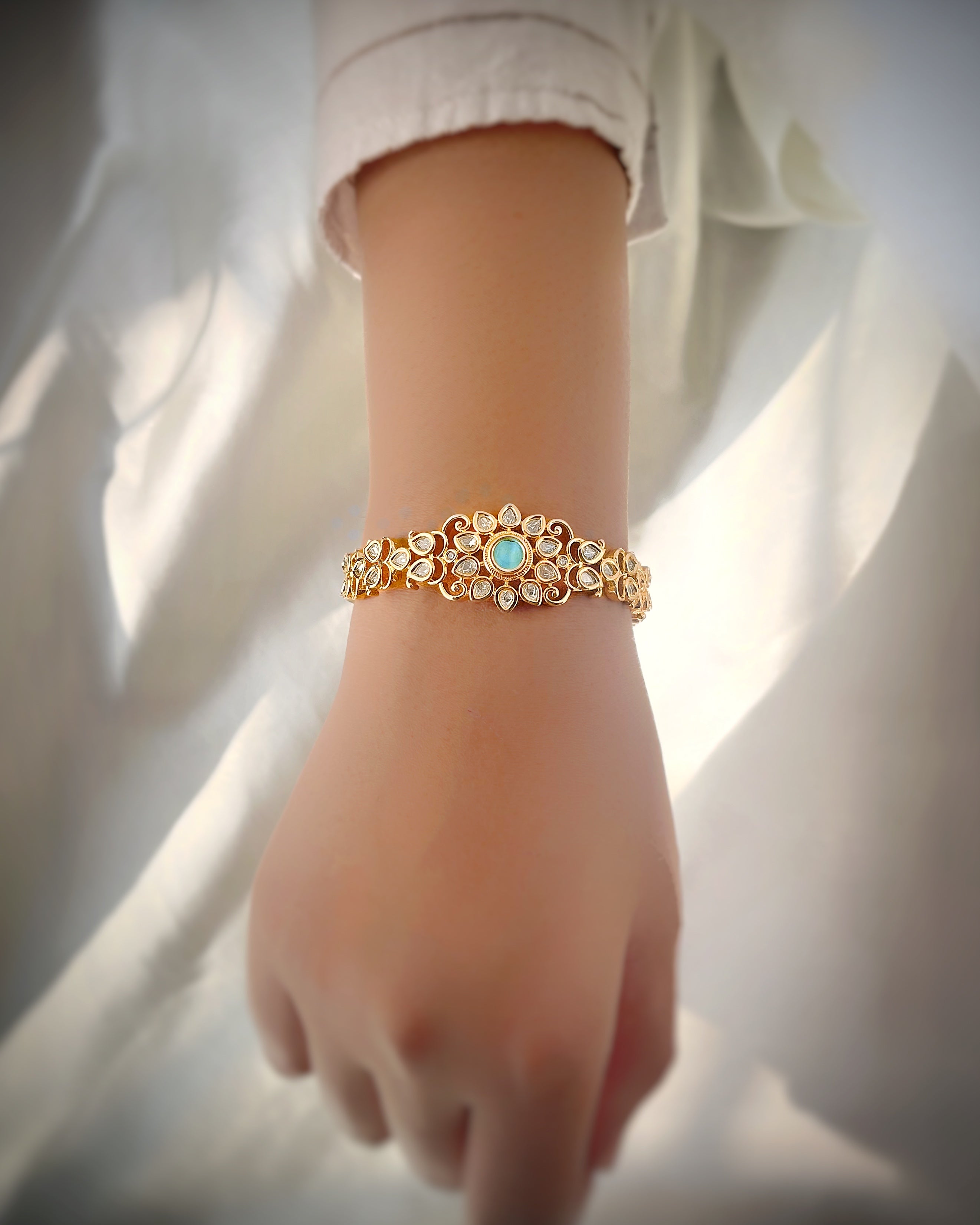 Kundan Bloom bracelet