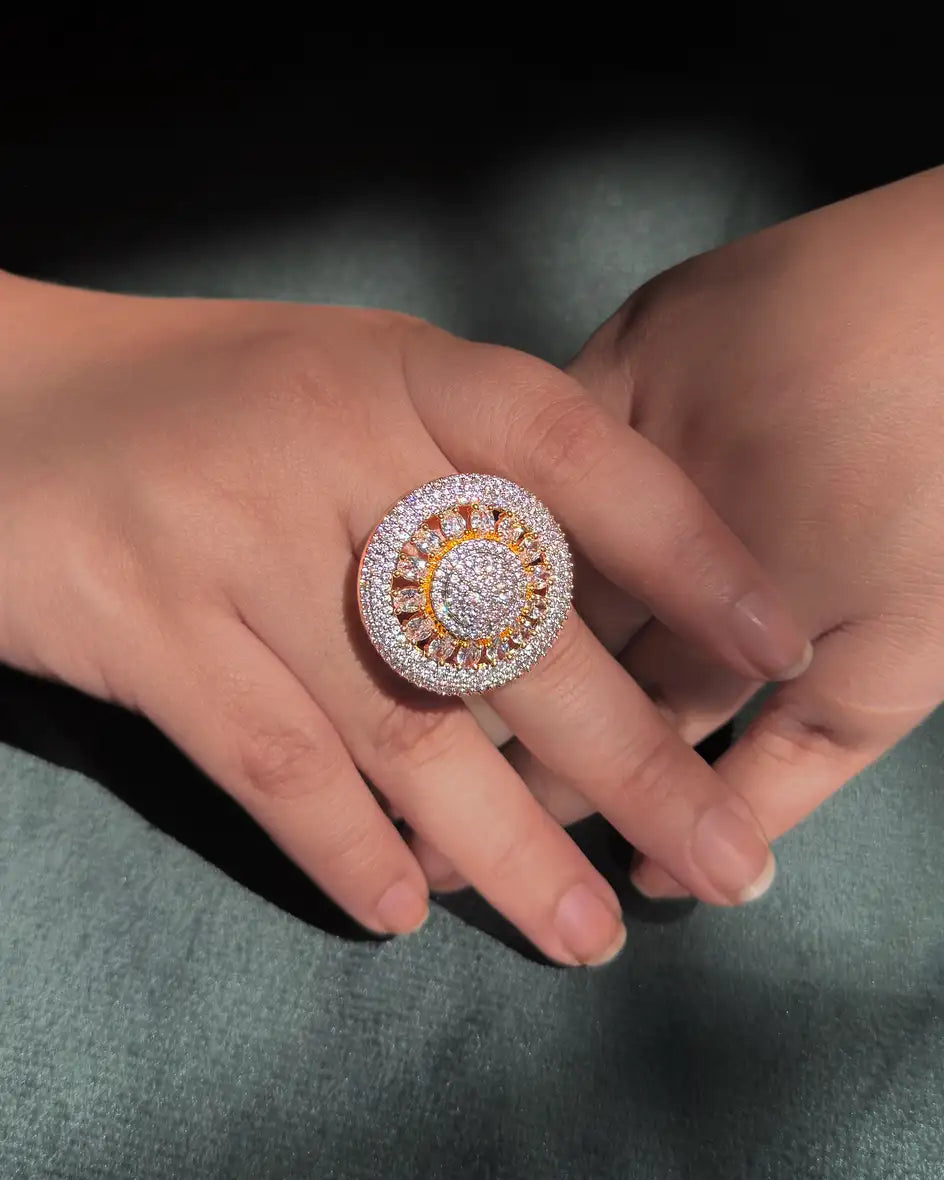 Adjustable Gangna Jamna AD ring